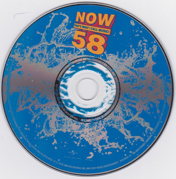 Various : Now That's What I Call Music! 58 (CD, Comp)