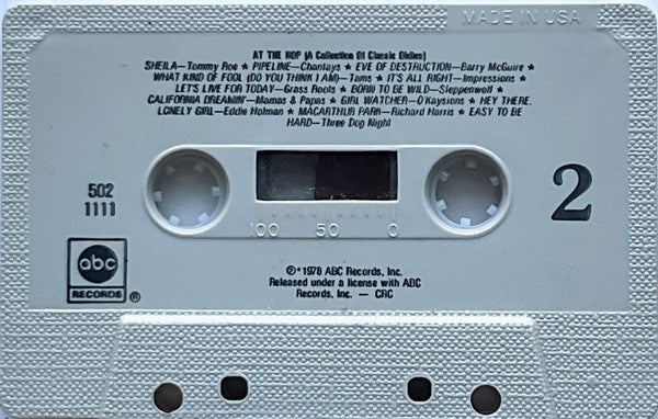 Various : At The Hop (A Collection Of Classic Oldies) (Cass, Comp, Club, CRC)