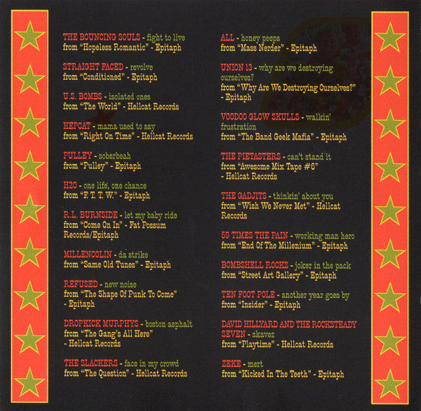 Various : Vans Off The Wall Sampler 1999 (CD, Comp, Promo, Smplr)