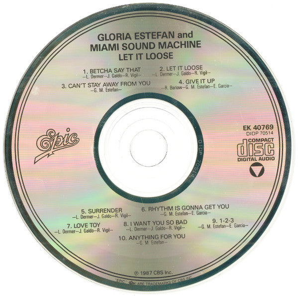 Miami Sound Machine : Let It Loose (CD, Album)