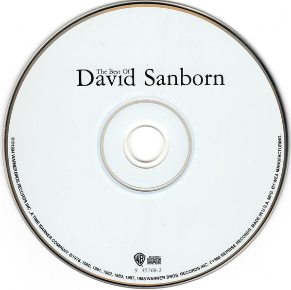David Sanborn : The Best Of David Sanborn (CD, Comp)