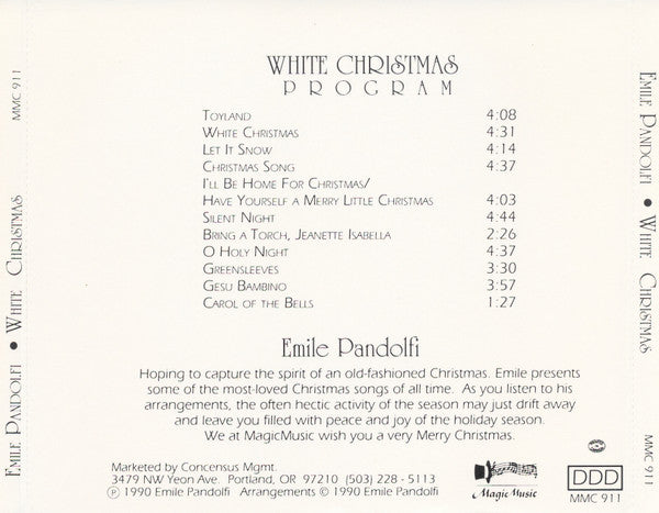 Emile Pandolfi : White Christmas (CD, Comp)
