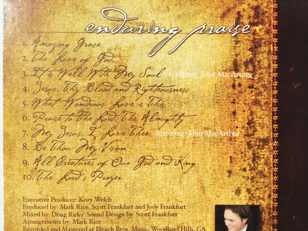 Kory Welch : Enduring Praise: Classic Hymns For Today (CD, Album)