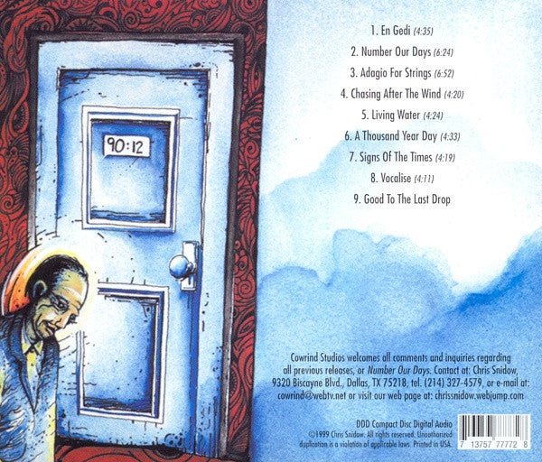 Chris Snidow : Number Our Days (CD, Album)