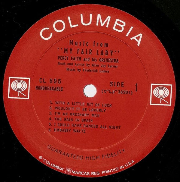 Percy Faith & His Orchestra - Music From "My Fair Lady" (LP) (VG) - Endless Media
