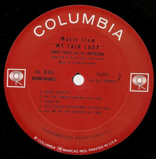 Percy Faith & His Orchestra - Music From "My Fair Lady" (LP) (VG) - Endless Media