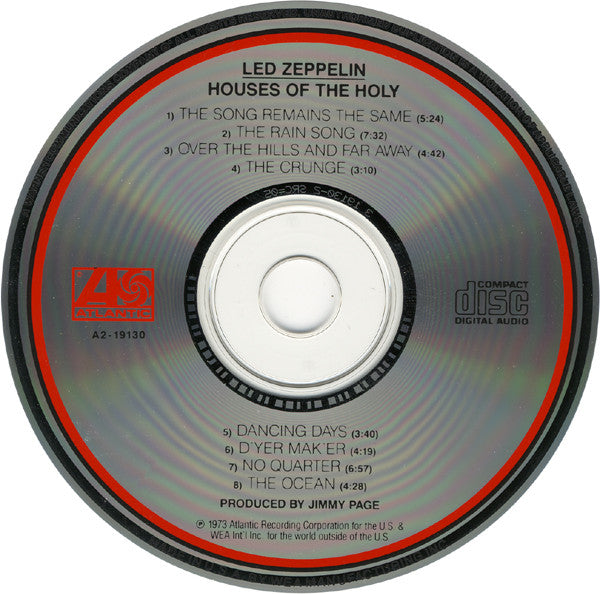 Led Zeppelin : Houses Of The Holy (CD, Album, Club, RE, SRC)