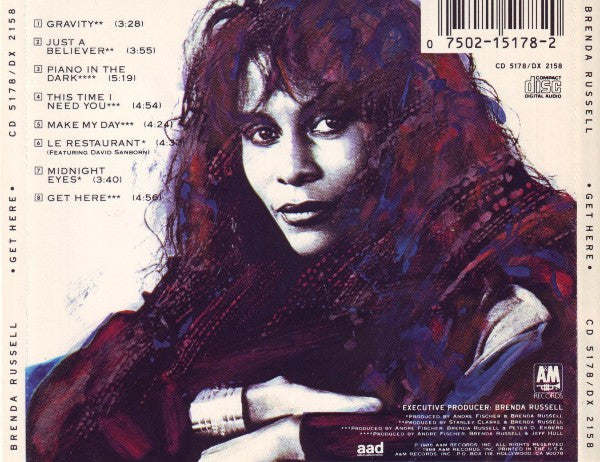 Brenda Russell (2) : Get Here (CD, Album)