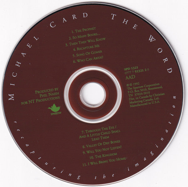 Michael Card : The Word: Recapturing the Imagination (CD, Album)