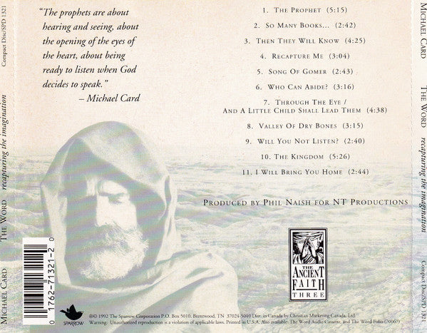 Michael Card : The Word: Recapturing the Imagination (CD, Album)