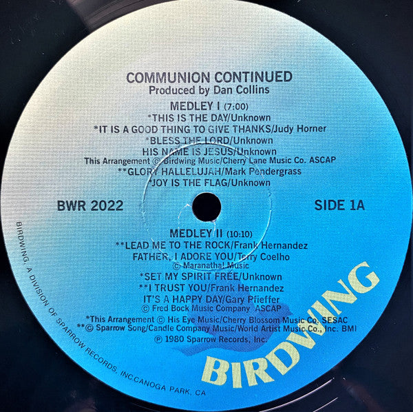 Communion Singers : Communion Continued (2xLP)