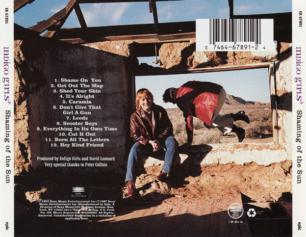 Indigo Girls - Shaming Of The Sun (CD) (G+) - Endless Media