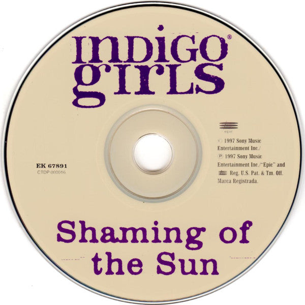Indigo Girls - Shaming Of The Sun (CD) (G+) - Endless Media