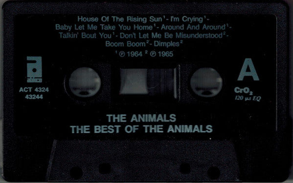 The Animals : The Best Of The Animals (Cass, Comp, Mono, RM, Bla)