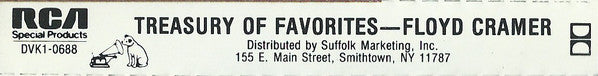Floyd Cramer : Treasury Of Favorites (Cass, Comp)