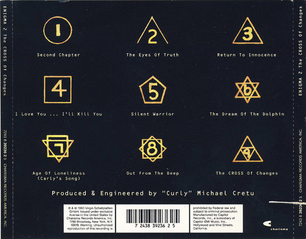 Enigma : The Cross Of Changes (CD, Album)