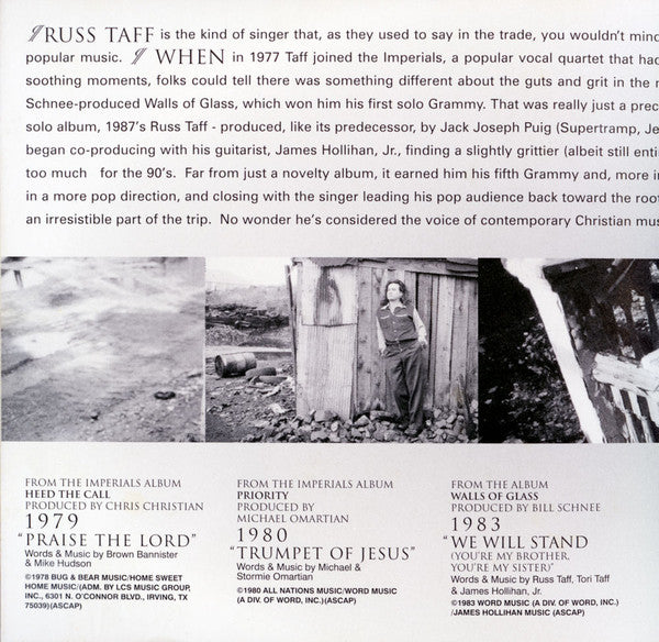 Russ Taff : We Will Stand Yesterday And Today (CD, Album, Comp)
