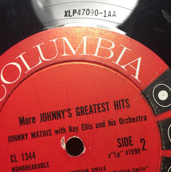 Johnny Mathis : More Johnny's Greatest Hits (LP, Comp, Mono)
