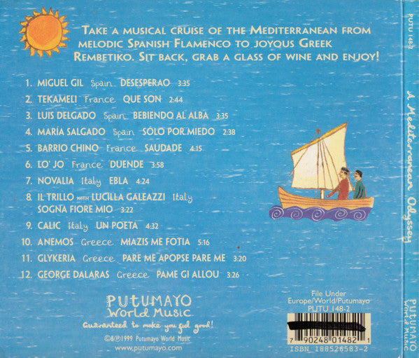 Various : A Mediterranean Odyssey (Athens To Andalucia) (CD, Comp)