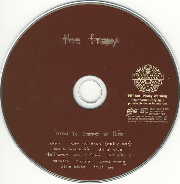 The Fray : How To Save A Life (CD, Album, Ltd, Num + DVD, NTSC)