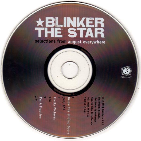 Blinker The Star : Selections From August Everywhere (CD, Single, Promo, Smplr)