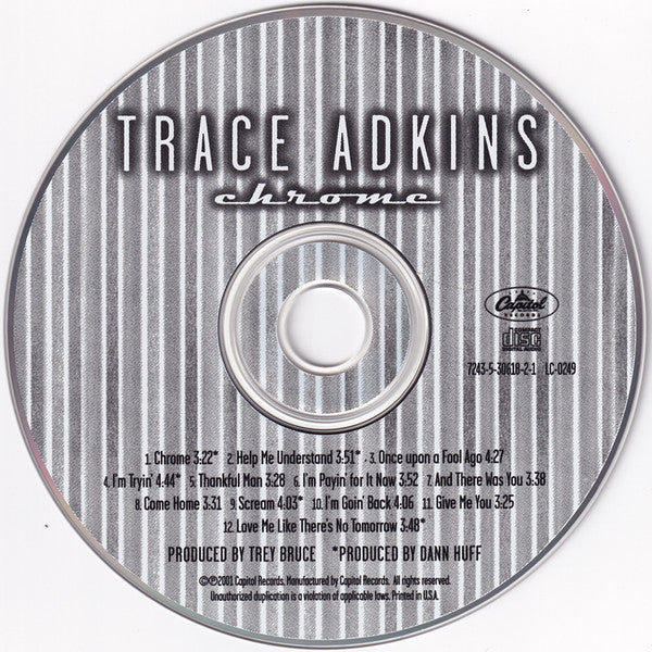 Trace Adkins : Chrome (CD, Album)