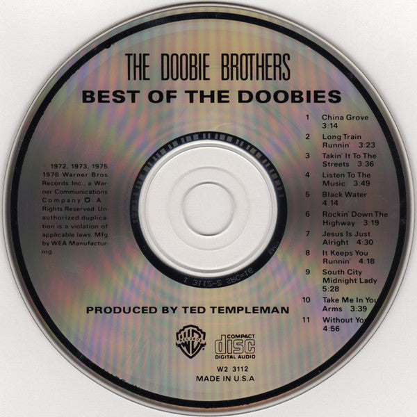 The Doobie Brothers : Best Of The Doobies (CD, Comp, Club, RE, RP, All)
