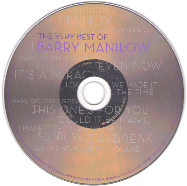 Barry Manilow : The Very Best Of Barry Manilow (CD, Comp, RE)