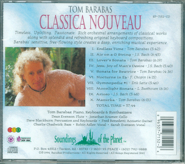 Tom Barabas : Classica Nouveau (CD, Album)