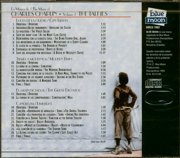 Charlie Chaplin : The Music Of Charles Chaplin Vol. 2 The Talkies (CD, Comp)