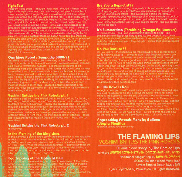 The Flaming Lips : Yoshimi Battles The Pink Robots (CD, Album, RE, Cin)
