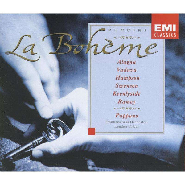 Giacomo Puccini - Roberto Alagna, Leontina Vaduva, Thomas Hampson, Ruth Ann Swenson, Simon Keenlyside, Samuel Ramey, London Voices, Philharmonia Orchestra, Antonio Pappano : La Bohème (2xCD, Album, Enh + Box, Sli)