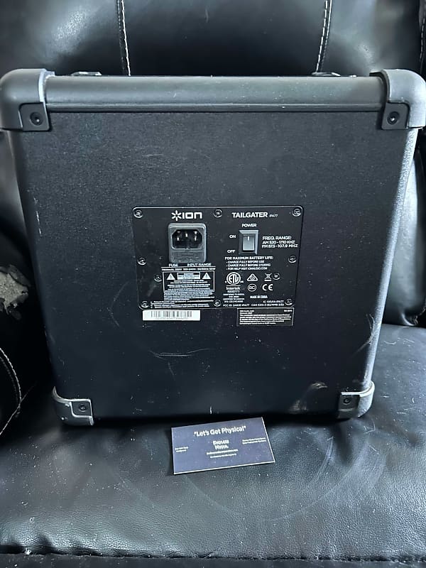 Ion Tailgator IPA-77 Portable Bluetooth PA Sound System Speaker