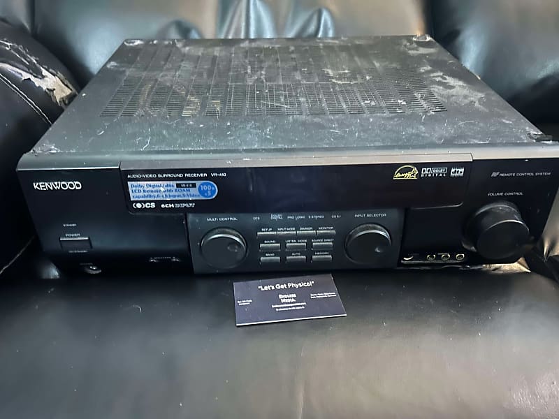 Kenwood VR-410 Stereo Audio Receiver Amplifier Tuner Dolby DTS Digital