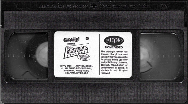 The Righteous Brothers - Shindig! Presents The Righteous Brothers (VHS) (VG) - Endless Media