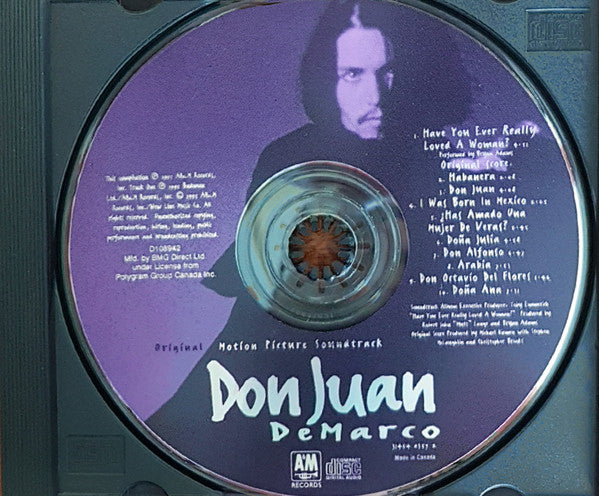 Michael Kamen - Don Juan DeMarco (Original Motion Picture Soundtrack) (CD) (G+) - Endless Media