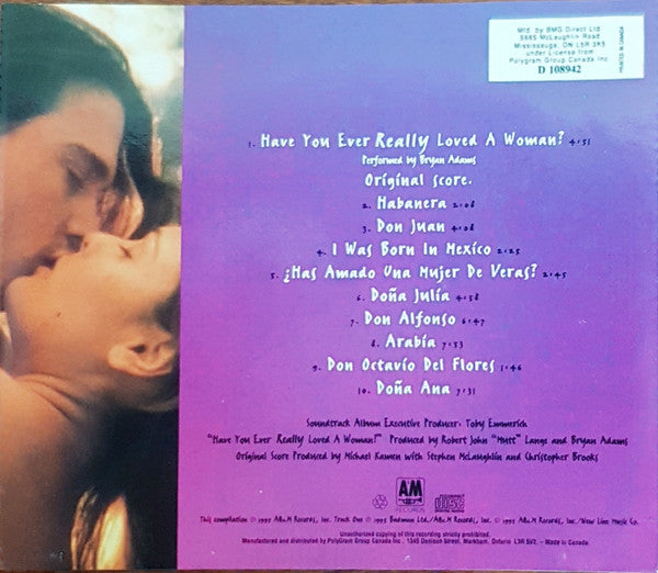 Michael Kamen - Don Juan DeMarco (Original Motion Picture Soundtrack) (CD) (G+) - Endless Media