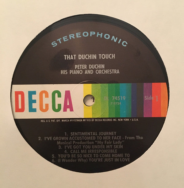 Peter Duchin And His Orchestra - That Duchin Touch (LP) (VG+) - Endless Media
