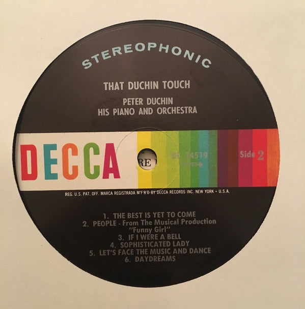 Peter Duchin And His Orchestra - That Duchin Touch (LP) (VG+) - Endless Media