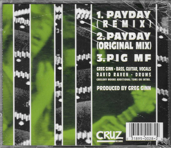 Greg Ginn - Payday (CD) (M) - Endless Media
