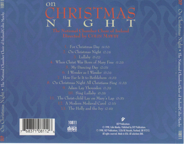 National Chamber Choir Of Ireland - On Christmas Night (CD) (NM or M-) - Endless Media