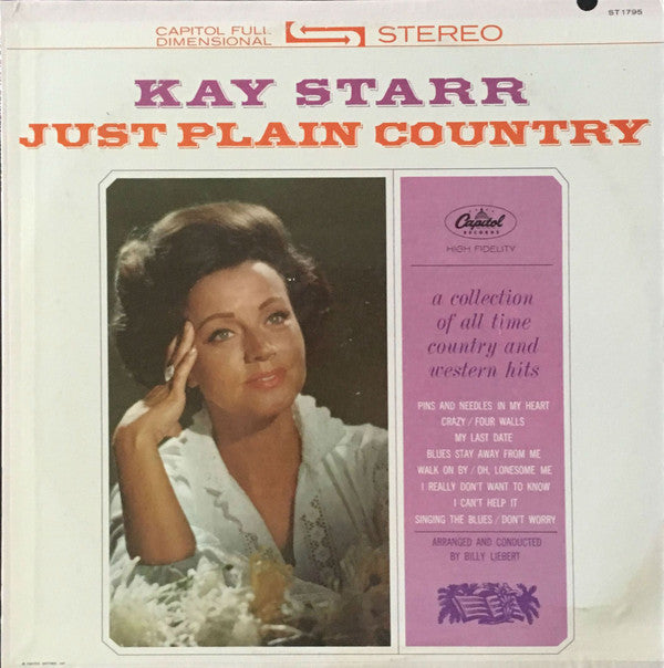 Kay Starr - Just Plain Country (LP) (G) - Endless Media
