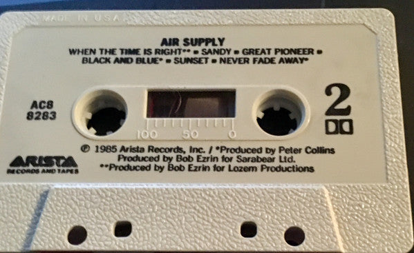 Air Supply - Air Supply (Cassette) (VG+) - Endless Media