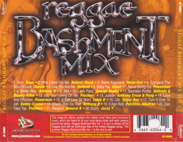 Various - Reggae Bashment Mix Vol. 1 (CD) (M) - Endless Media