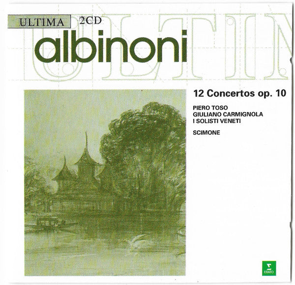 Tomaso Albinoni, I Solisti Veneti, Claudio Scimone - 12 Concertos Op.10 For Violin, Strings And Harpsicord (2xCD) (VG) - Endless Media