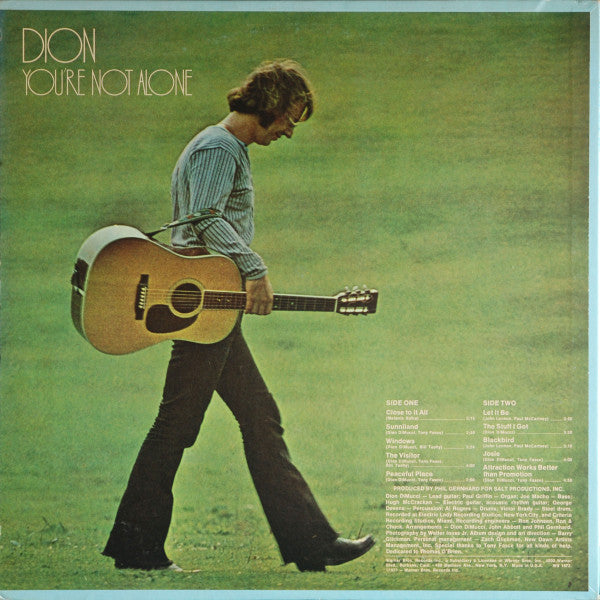 Dion - You're Not Alone (LP) (VG+) - Endless Media