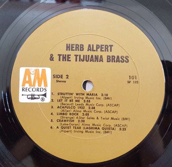 Herb Alpert & The Tijuana Brass - The Lonely Bull (LP) (VG) - Endless Media