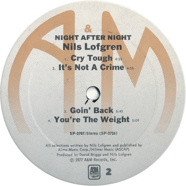 Nils Lofgren - Night After Night (2xLP) (VG) - Endless Media