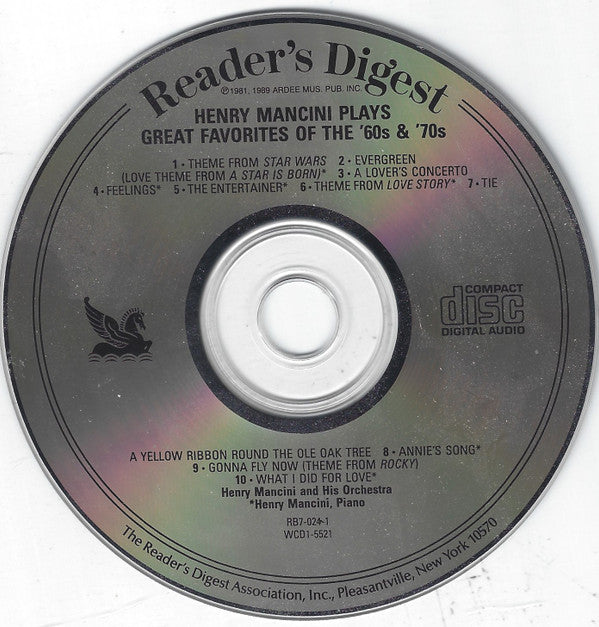 Henry Mancini - Henry Mancini Plays Great Favorites Of The 60's & 70's (CD) (NM or M-) - Endless Media