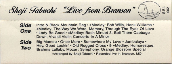 Shoji Tabuchi - Live From Branson (Cassette) (M) - Endless Media